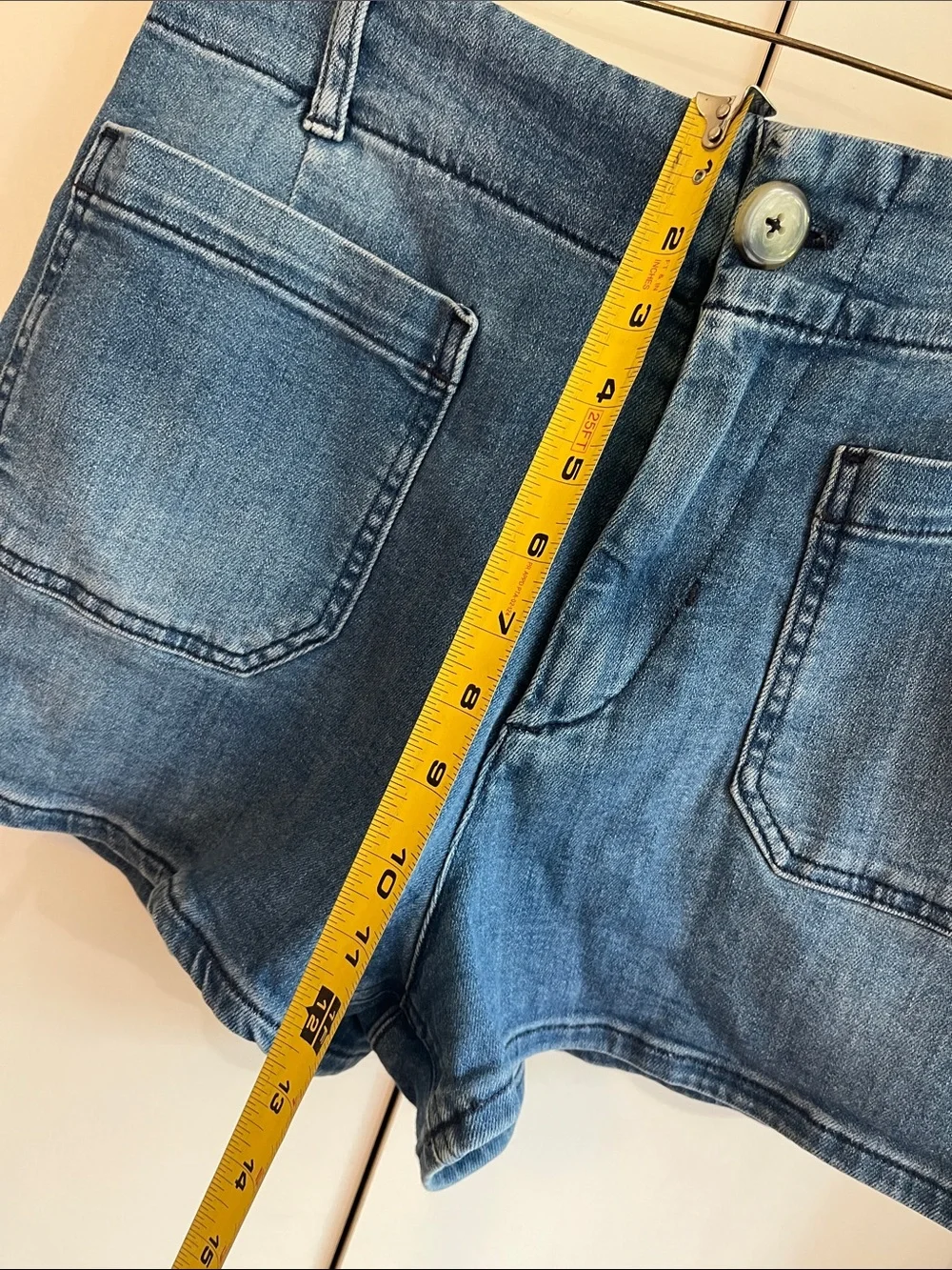 Anthropologie x Colette Denim Shorts Size 30 NWT - Picture 6 of 12